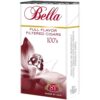 White pack of Bella Red Full Flavor 100s Filtered Cigars featuring a red orchid graphic and script logo.