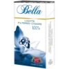 White pack of Bella Blue Light Filtered Cigars 100s featuring a blue orchid flower and gold accent.