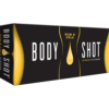 Body Shot Rum & Cola filtered cigars carton containing 10 packs of 20 cigars in black and yellow packaging.