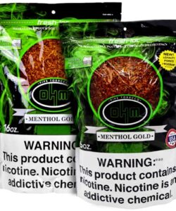 Ohm Menthol Light (Mint Gold) Pipe Tobacco