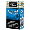 Signal Smooth Light Filtered Cigars blue pack featuring a geometric patterned lid and Native Made graphics.
