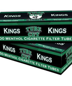 Gambler Tube Cut Menthol cigarette filter tubes, 200-count box