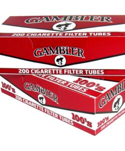 Gambler Full Flavor cigarette filter tubes, 200-count box
