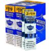 Swisher Sweets Blueberry Cigarillos, box of 30 foil pouches of 2