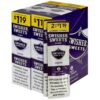 Swisher Sweets Grape Cigarillos, box of 30 foil pouches of 2