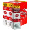 Swisher Sweets Strawberry Cigarillos, box of 30 foil pouches of 2