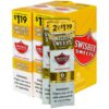 Swisher Sweets Banana Smash Cigarillos, box of 30 foil pouches of 2