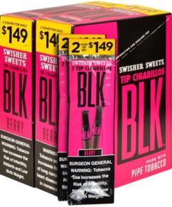 Swisher Sweets BLK Tip Cigarillos Berry