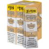 Swisher Sweets Cream Cigarillos, box of 30 foil pouches of 2