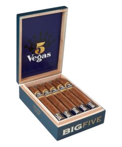 5 Vegas Big Five Cigars - Torpedo (7.0" x 60) Natural – Box of 10