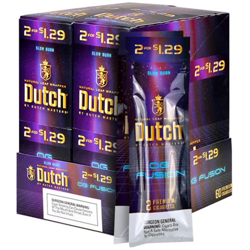 dutch_masters_og_fusion_cigarillos_box_of_60 Dutch Masters OG Fusion Cigarillos, box of 30 foil pouches of 2