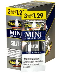 White Owl Mini Cigarillos, Silver
