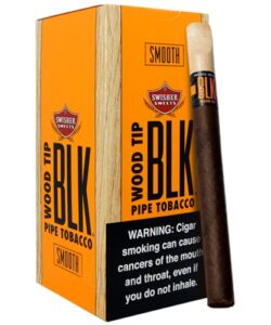 Swisher Sweets BLK Tip Cigarillos Singles Smooth Wood Tip