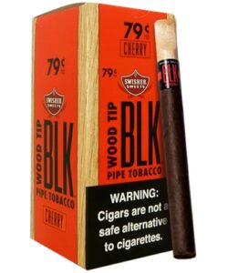Swisher Sweets BLK Tip Cigarillos Singles Cherry Wood Tip