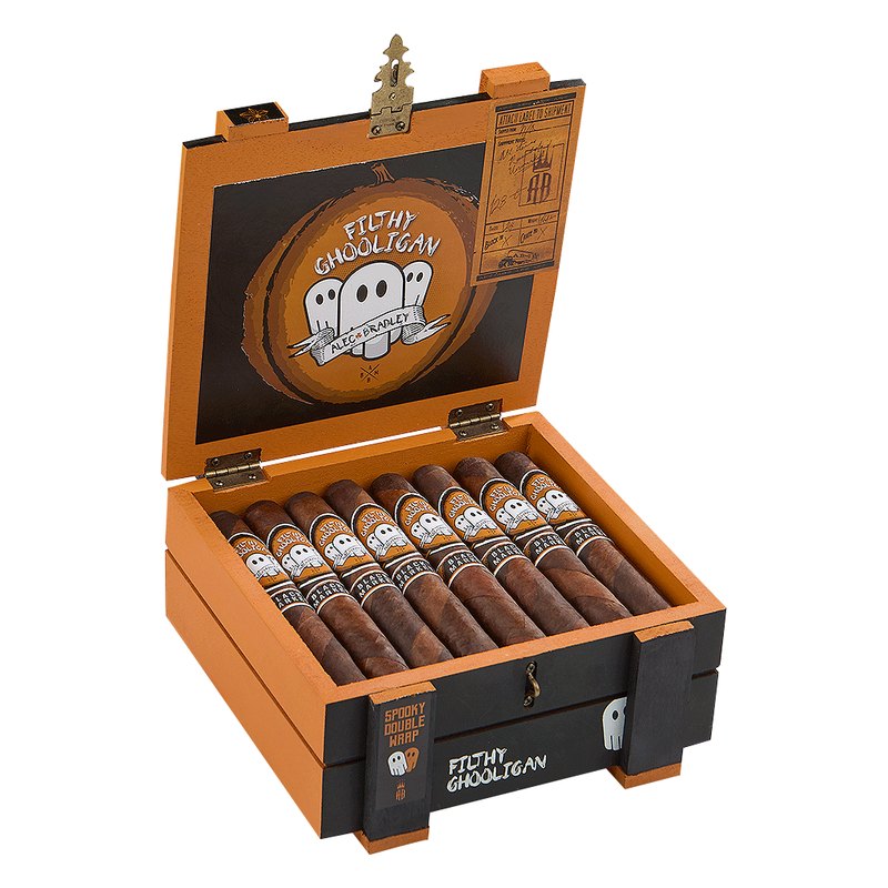 alec-bradley-filthy-ghooligan-toro-cigars-7yl-pm-1000-open Alec Bradley Filthy Ghooligan Toro cigars, box of 24