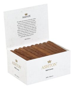 Ashton Half Corona Cigars - Natural (White Box) – Box of 50