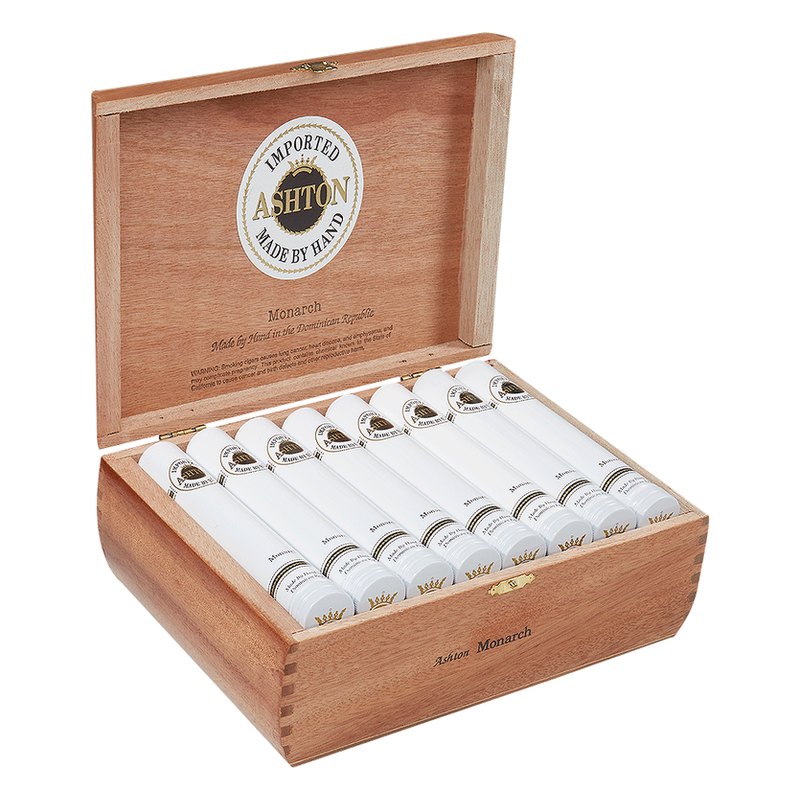 ashton-monarch-tubos-cigars-aha-pm-1038 Ashton Monarch Tubos cigars, box of 24