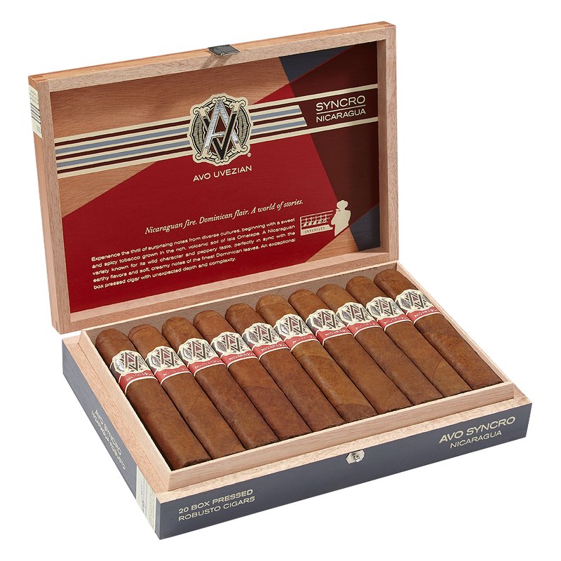 avo-syncro-nicaragua-robusto-cigars-av6-pm-1004-289450 AVO Syncro Nicaragua Robusto cigars, box of 20