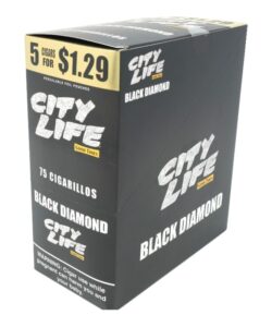 City Life Black Diamond cigarillos box