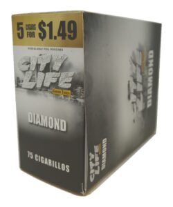 City Life Diamond cigarillos box