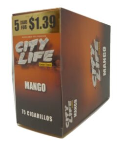 City Life Mango cigarillos box