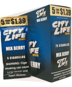 City Life Mix Berry cigarillos box