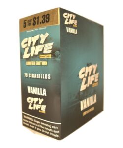 City Life Vanilla cigarillos box