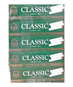 Classic Filter Tubes, Menthol 100mm