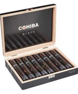 Cohiba Black Robusto (Crystal Tubo) cigars, box of 8