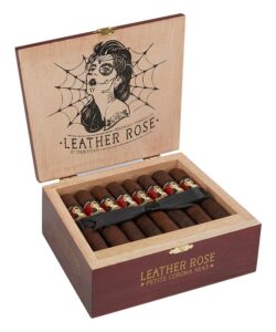 Deadwood Leather Rose Petite Corona cigars, box of 24