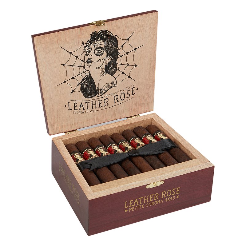 deadwood-leather-rose-petite-corona-cigars-dlr-pm-1003 Deadwood Leather Rose Petite Corona cigars, box of 24
