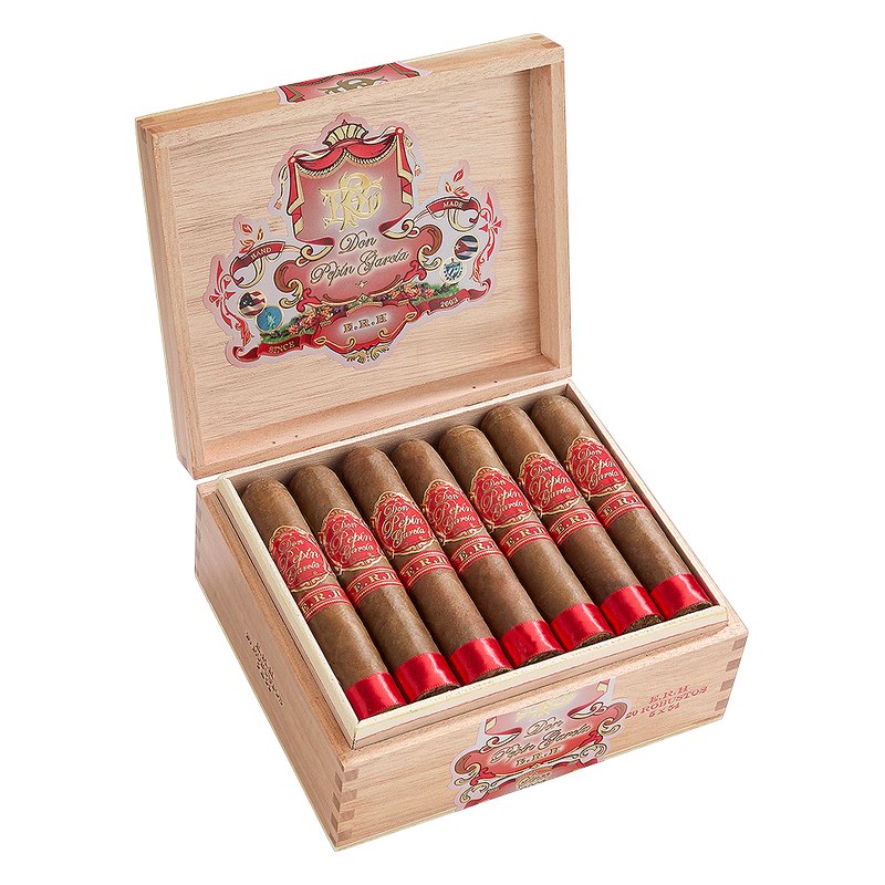 don-pepin-garcia-el-rey-de-los-habanos-robusto-cigars-mfe-pm-1000-open Don Pepin Garcia El Rey De Los Habanos Robusto cigars, box of 20
