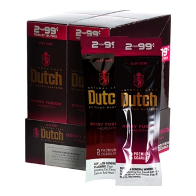 dutch_masters_berry_fusion_cigarillos_box_of_60 Dutch Masters Berry Fusion Cigarillos, box of 30 foil pouches of 2