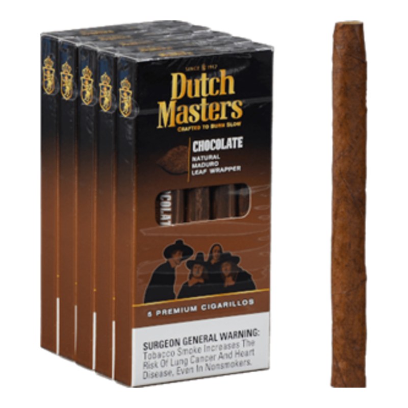dutch_masters_cigarillos_3_packs_chocolate Dutch Masters Cigarillos 3-Packs, Chocolate