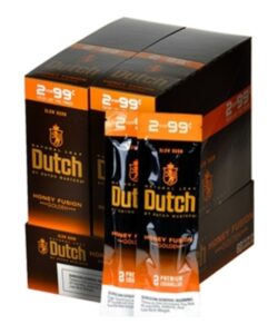 Dutch Masters Honey Fusion Cigarillos, box of 30 foil pouches of 2