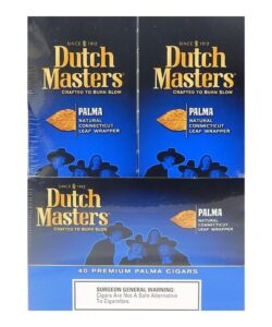 Dutch Masters Palma Cigars, box of 20 pouches of 2 cigars