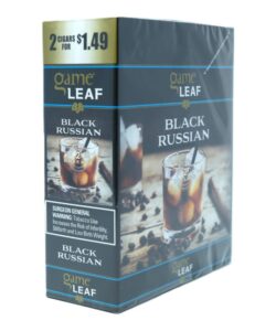 Game Leaf Black Russian Cigarillos, box