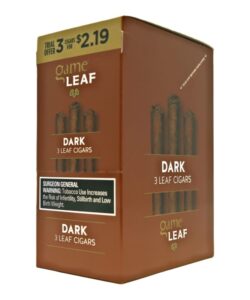 Game Leaf Cigarillos 3-Packs, Dark