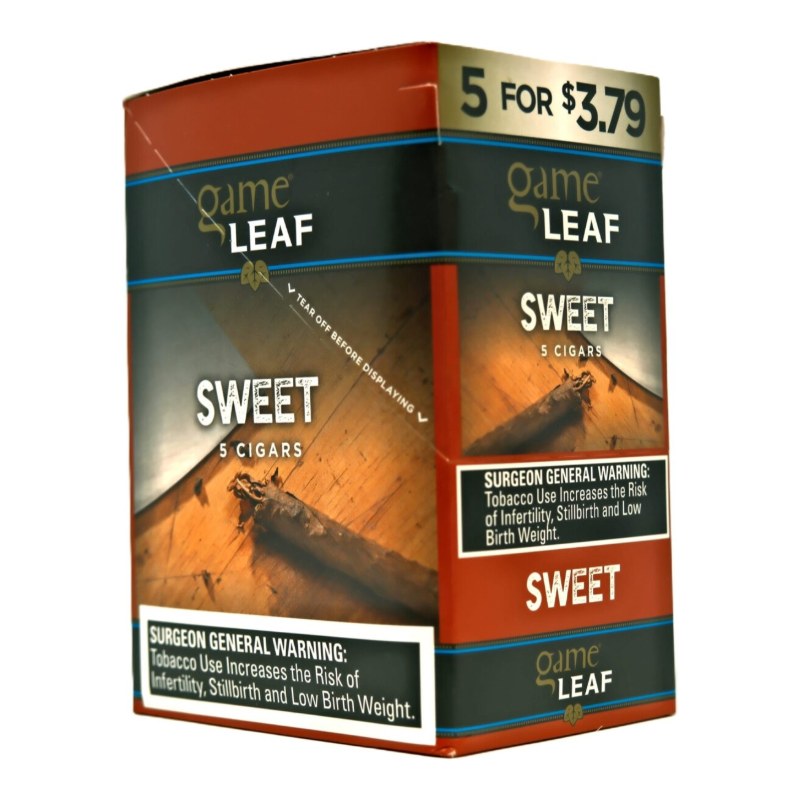 Game Leaf Cigarillos 5-Packs Sweet Game Leaf Cigarillos 5-Packs, Sweet