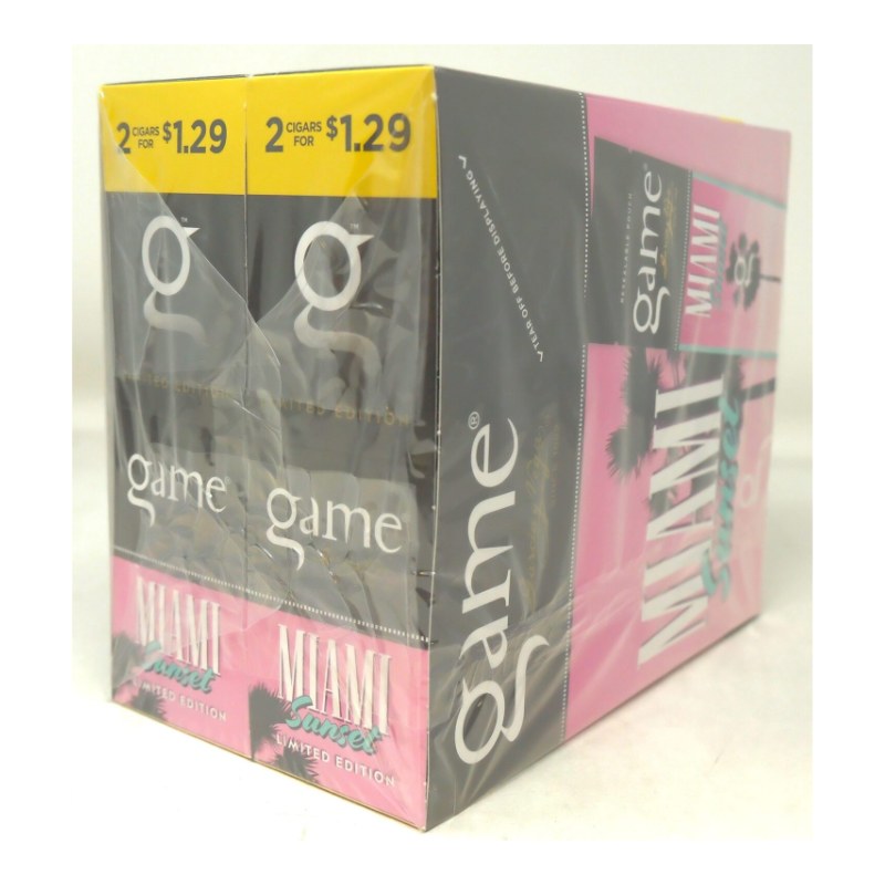 Game Miami Sunset Cigarillos Game Miami Sunset Cigarillos, box