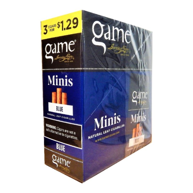 Game Mini Cigarillos Blue Game Mini Cigarillos, Blue