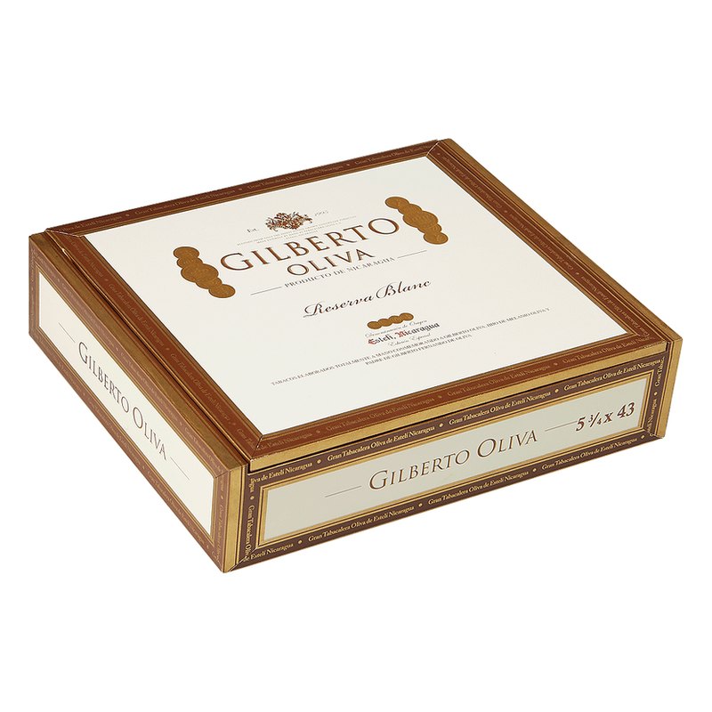 gilberto-oliva-reserva-blanc-543-cigars-1oh-pm-1001-view2 Gilberto Oliva Reserva Blanc 543 cigars, box of 20