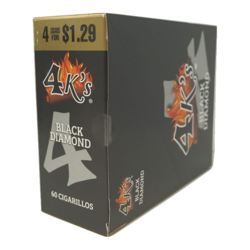 Good Times 4K's Black Diamond Cigarillos Good Times 4K's Black Diamond Cigarillos box