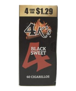 Good Times 4K's Black Sweet Cigarillos box