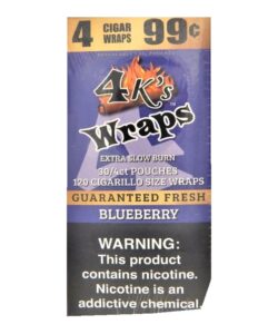 Good Times 4K's Blueberry Cigar Wraps box