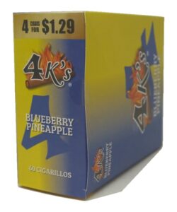 Good Times 4K's Blueberry Pineapple Cigarillos box