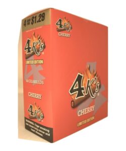 Good Times 4K's Cherry Cigarillos box