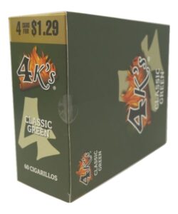 Good Times 4K's Classic Green Cigarillos box
