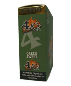 Good Times 4K's Green Sweet Cigarillos box