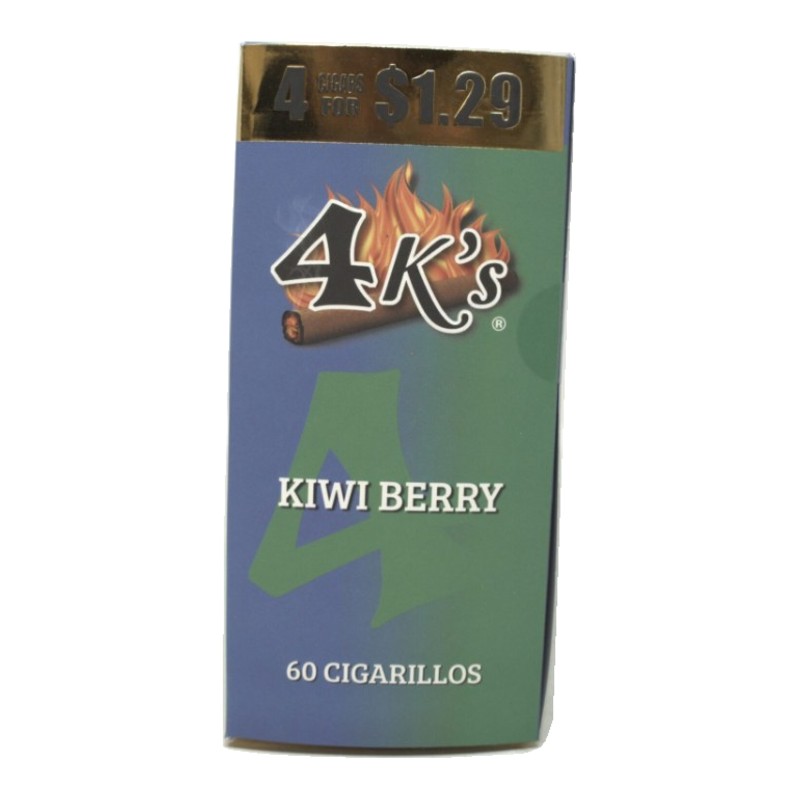 Good Times 4K's Kiwi Berry Cigarillos Good Times 4K's Kiwi Berry Cigarillos box